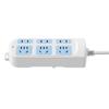 BULL GN-102 6-Outlet Power Strip CN plug (adapter included)