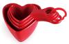 Sato Metal Industries SALUS Heart Measuring Cups (4pcs)
