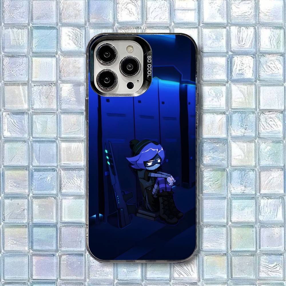 

M-Murders Drones UZI V Phone Case For iPhone 17,16,15,14,13,12,11,Air,X,XR,Pro,Max,Plus IMD Silver Shell iPhone15pro