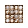 Elegant Champagne Gold and White Christmas Ball Ornaments Add Festive Atmosphere to Your Home Gorgeous Decorations