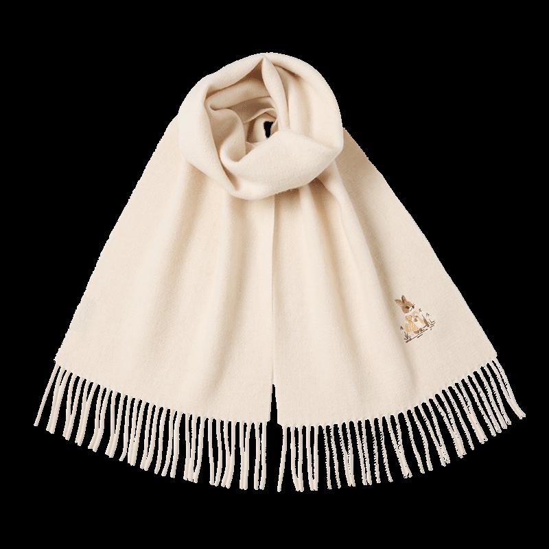 JIUMU Women's Pure Wool Scarf and Shawl