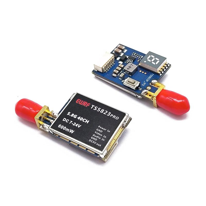 Kit Trasmettitore Video Analogico Rongyi FPV 5.8G 40CH con Telecamera 1000TVL