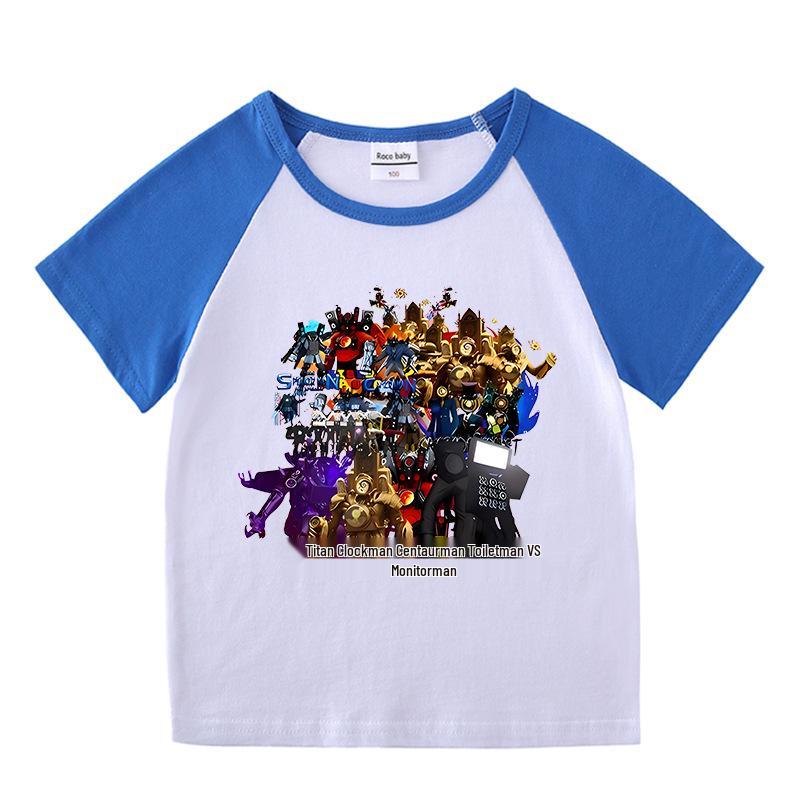 Children's Summer Clothing Set: Boys' & Girls' Short Sleeve T-shirt with Shorts - Casual Sports Two-Piece Set