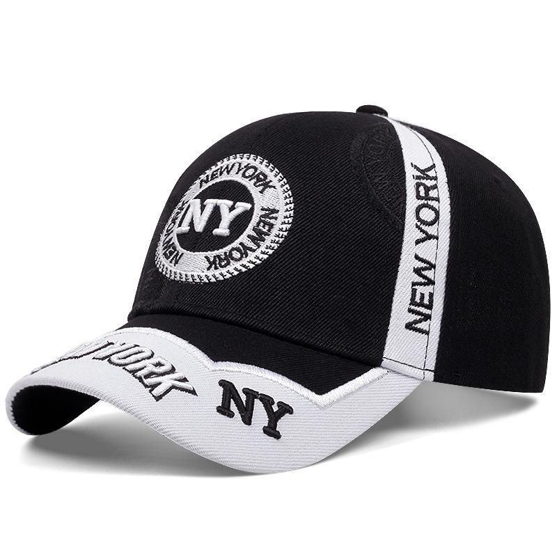 3D Embroidered Letter Washed Cotton Baseball Cap for Men and Women, Sunshade Sunscreen Hat, Sports Running Cap