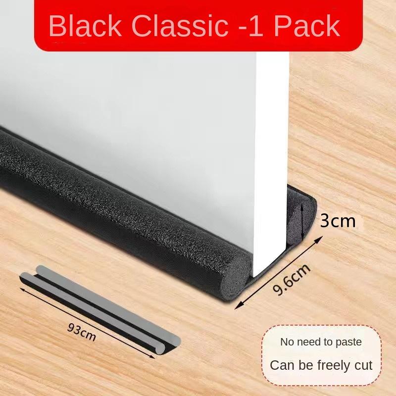 90CM 1PCS Waterproof Seal Strip Draught Excluder Stopper Door Bottom Guard Double Soundproof Flexible Wind Noise Reduction