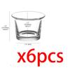 Clear Glass Oyster Tea Light Holders Candle Holders,2.5 Inch Hanging Votive Tealight Glass for Wedding,Birthday,Home Decoration
