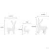 Animal Decor Statue Art Collection Ceramic Elk Figurine Ornament, Fawn, Couples, Family