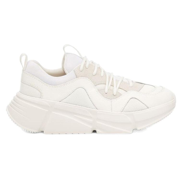 UGG Breathable Low Top Running Shoes Women's White 1125391-WHT