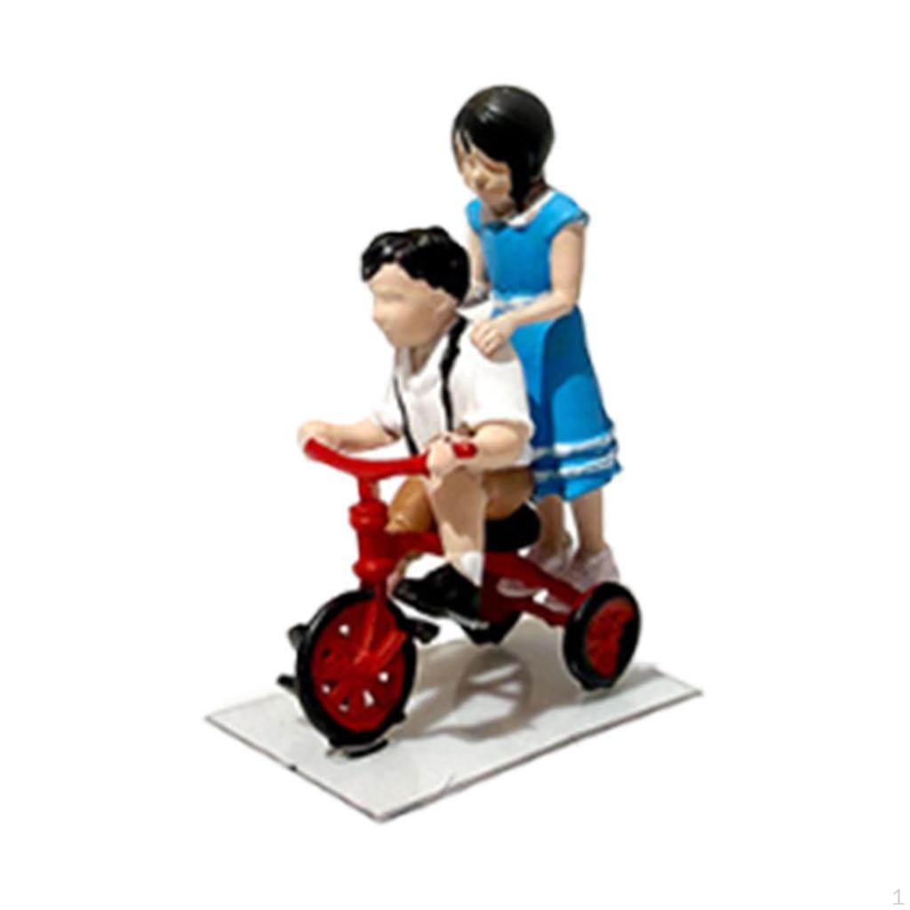 1/64 Miniature Figure Human :64 Scale Trendy Hand Painted Tiny People Figurine for Mini