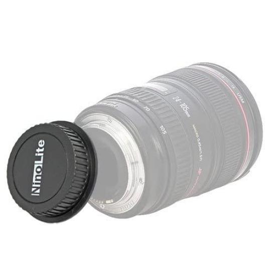 NinoLite Adapter Set with Caps for Canon EF Lenses and EOS Camera Bodies 3-Piece M42-EOS