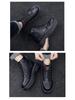 Men's Large Size Yellow Martin Boots - 2024 Autumn/Winter Wear-Resistant, Non-Slip Workwear and Hiking Boots