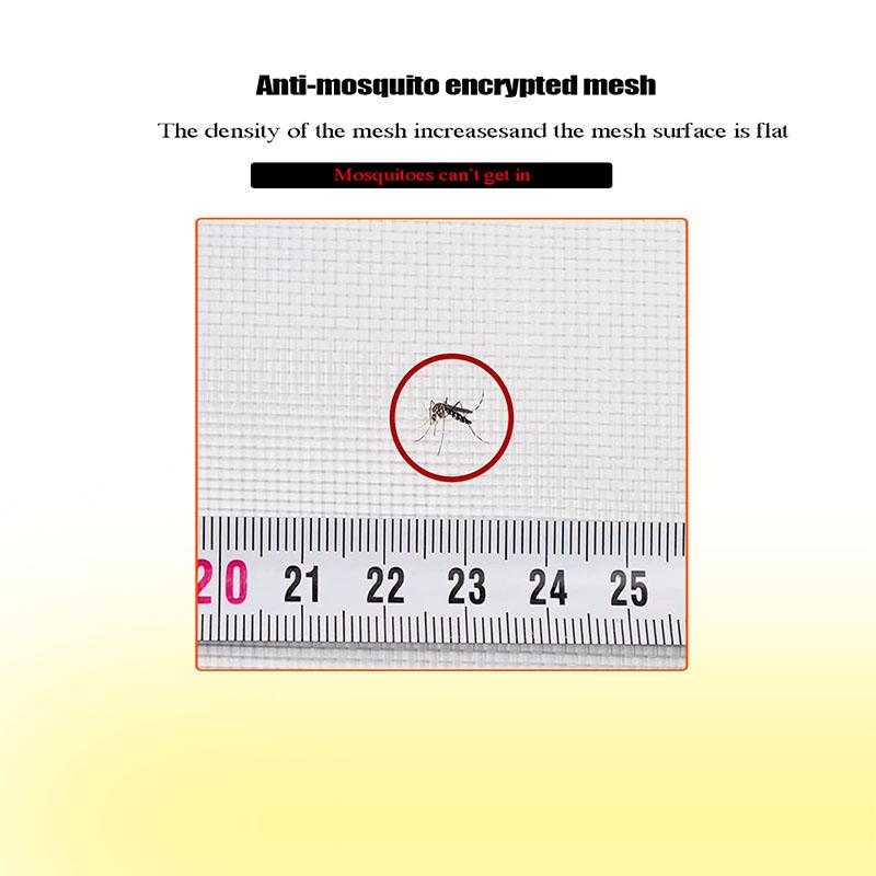 Sommer, Zuhause, einfach, schwarz, grau, weiß, Moskitonetz-Gewebe, mehrere Größen, Fliegengitter, 2 cm selbstklebendes Band, Vorhang-Gewebe