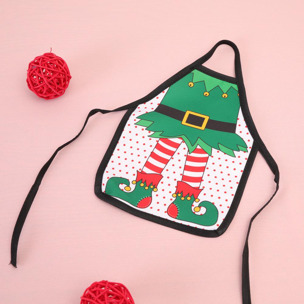 Vánoční dekorace Mini vánoční zástěra Sada na láhev vína 11 stylů Bar KTV Sada na láhev