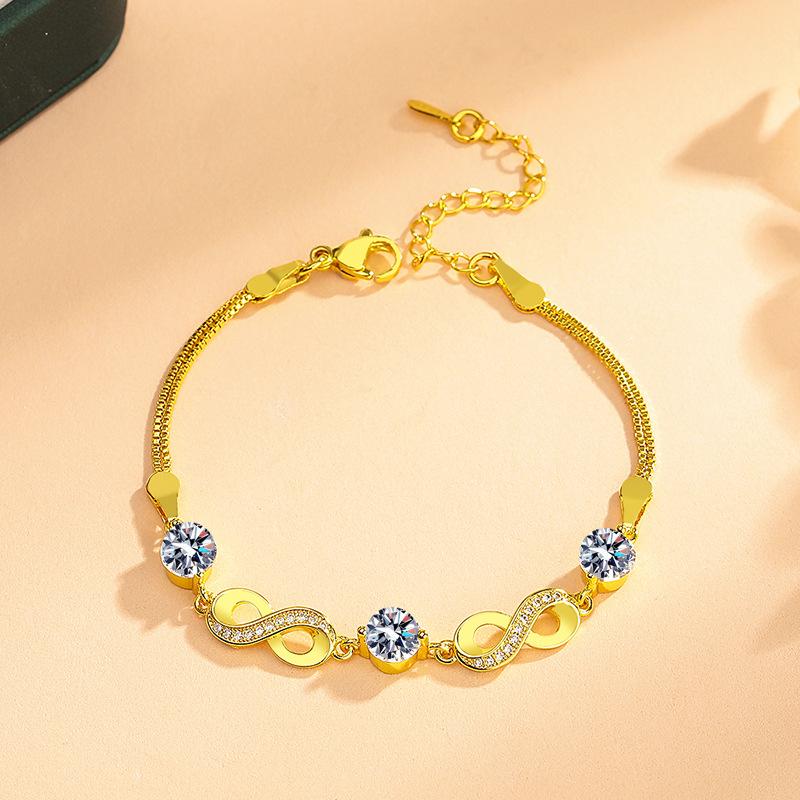 New 925 Sterling Silver Bracelet AAA Zircon High Quality Romance Bracelet Chain For Women Engagement Party Wedding Jewelry Gift