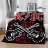 Rocková kapela AC/DC retro potištěná deka Flange hřejivá deka piknikové deky cubre cama throw deka podšívka do postele dárek k narozeninám