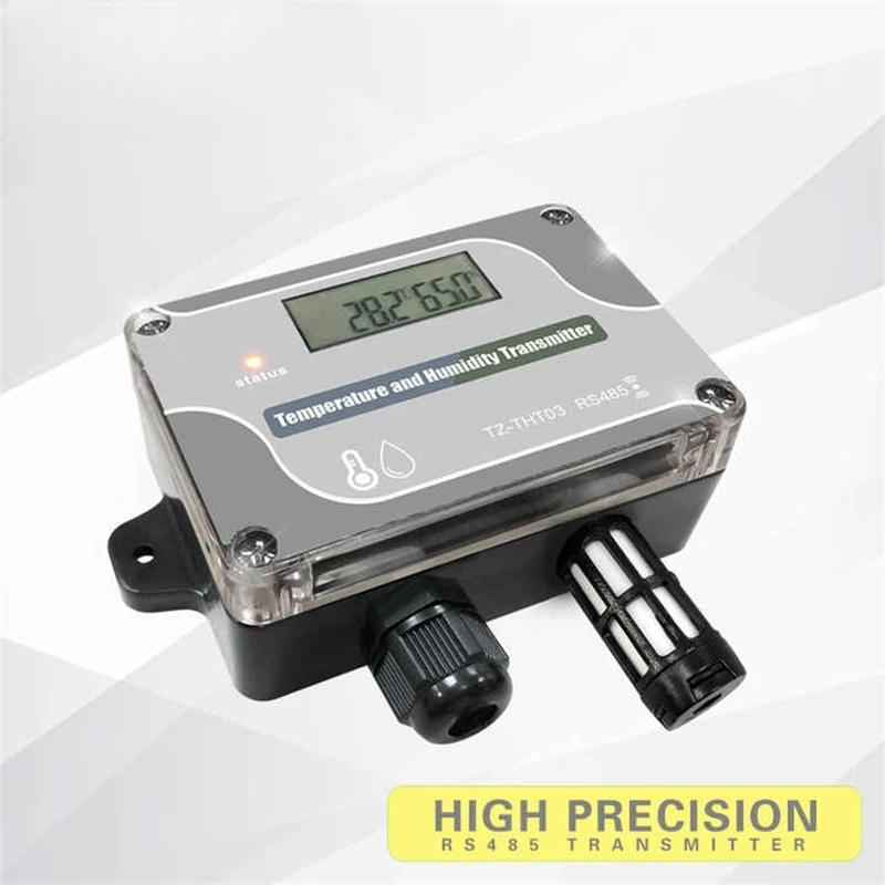 Wall Mounted RS485 Temperature and Humidity Transmitter THT03R Led Temperature Humidity Sensor for Greenhouse