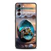 Ocean Animal Cute Dolphin Sea Turtle Phone Case Cover for Samsung Galaxy S25 S24 S23 S22 S20 S21 FE Ultra S10 S10E Plus Soft TPU