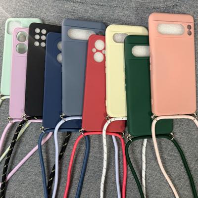 Náhrdelník s popruhem Šňůrka Crossbody Pouzdro pro Google Pixel 7 6 8 9 10 Pro XL 7A 6A 9A Kryt Coque Pixel 8 Pro 8A Funda
