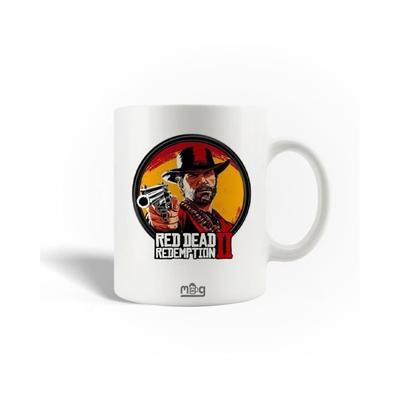 Ceramic Mug - Red Dead Redemption 2 - 30cl - White - Dishwasher Safe - Round