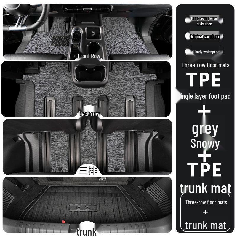 Lynk & Co 900 TPE Floor Mats 2025: Full Coverage Decorative Interior Car Accessories