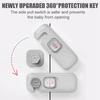Child Safety Refrigerator Lock 1/3/5PCS Strong Adhesive Cabinet Lock Reusable Fridge Latch for Toddlers Kitchen Use