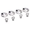 4PCS Boat Bumper Lock Clip Quick Release Polished Stainless Steel Boat Bumper Hangers Hook for Less