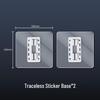 No-Drill Adhesive Curtain & Clothes Hanger with Hooks 