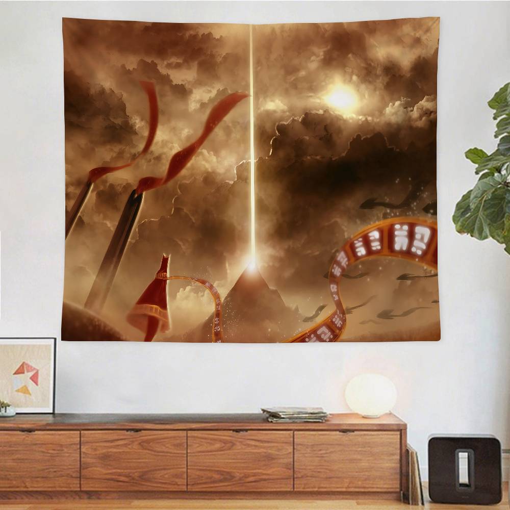 DjourneyI Tapestry Wall Hanging Tapestry Art Deco Style Blanket Curtain Home Bedroom Living Room Decoration