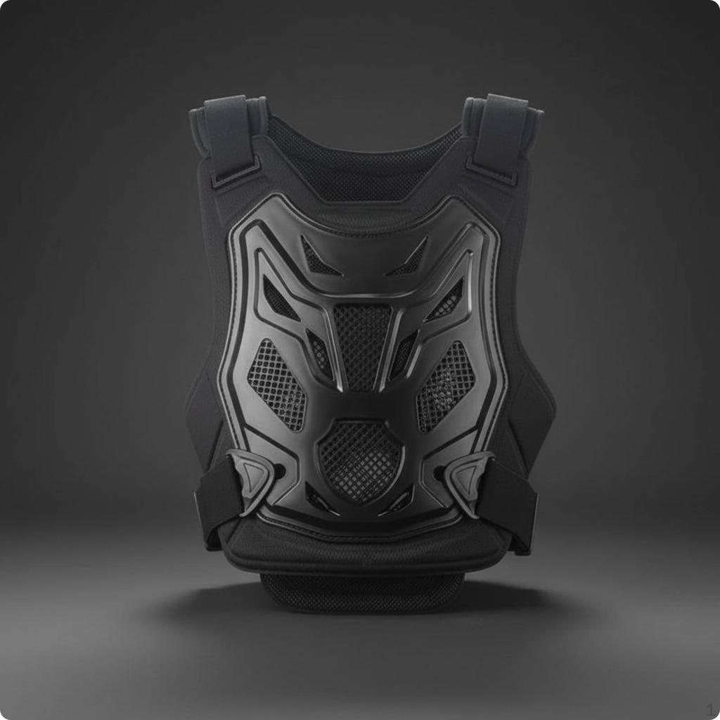 Motocross Vest DropResistant Motorcycle Chest Protector Impact Absorbing for Riders,