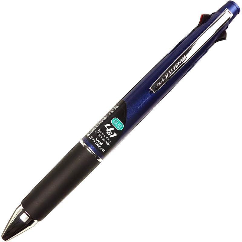 

multifunction pen jet stream 4&1 0.5 navy easy to write MSXE510005.9