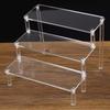 Acrylic Makeup Display Stand Clear Perfume Doll Jewelry Showcase Rack Cupcake Model Organize Shelf Home Decor Storage Accessory