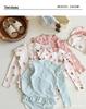 Baby Girl Long Sleeve Anti-Chlorine Quick Dry Swimsuit with Sun Protection and Cute Lace Details