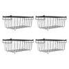 4PCS Chest Freezer Storage Baskets Metal Wire Food Organizer for Refrigerated Cabinet