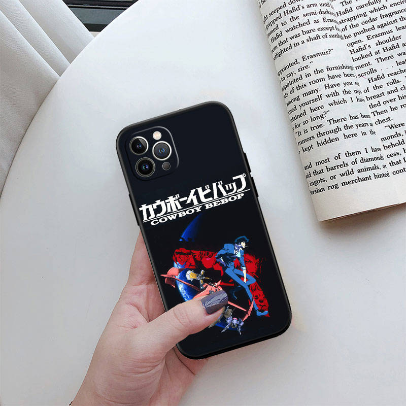 

JO12 Cowboy Bebop Phone Case for iPhone 7 8 11 12 13 14 15 16 16E XS Pro Max XR X SE Samsung S20 S21 S22 S23 S24 FE Ultra Plus Lite S21S A55 iPhone 15 шкіра буйвола