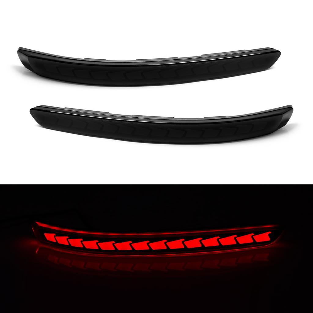 LED Heckstoßfänger Reflektorleuchten Für Kia PEGAS 2016 2017 2018 2019 2020 2025 2025 Laufende Bremsdynamische Blinkerleuchten 12V