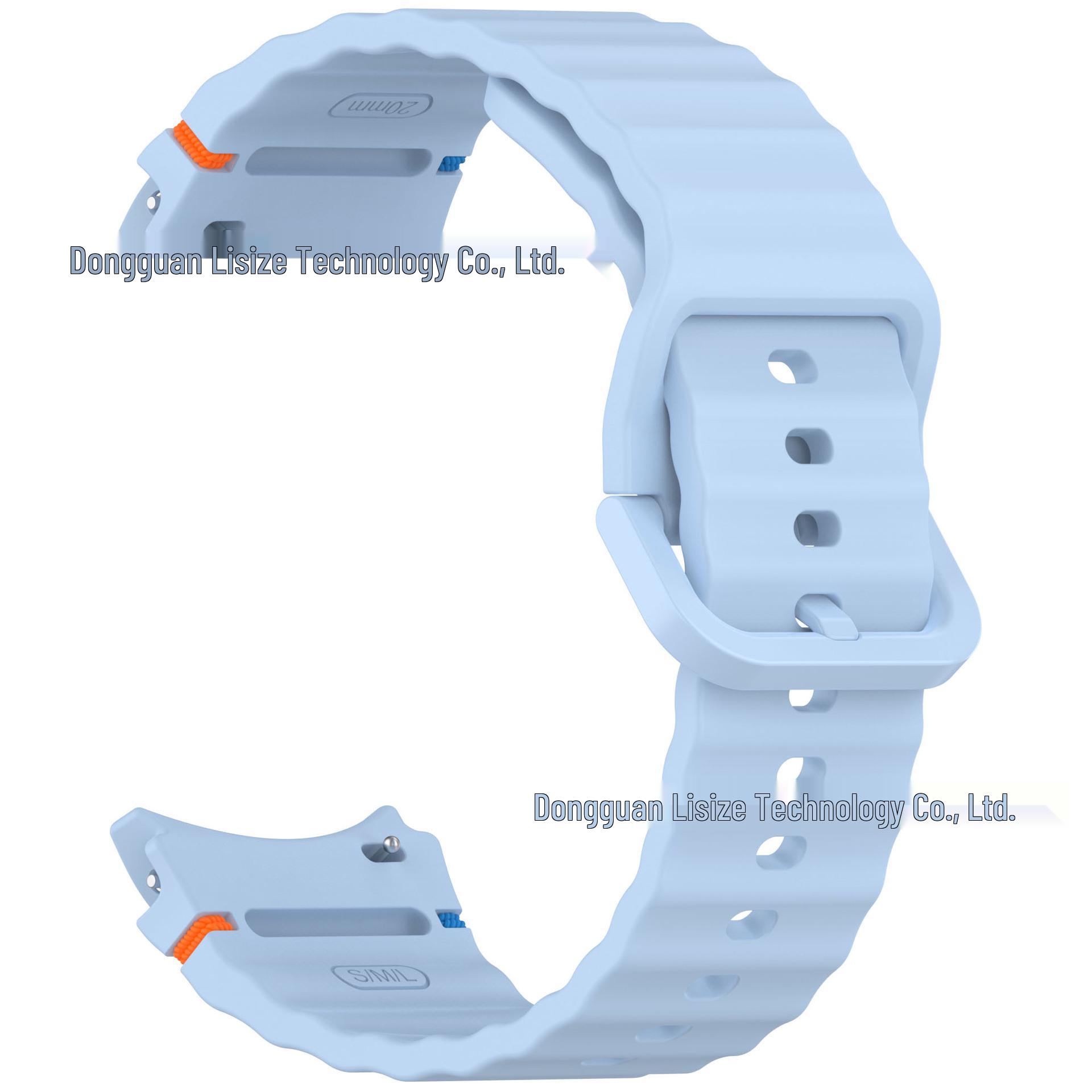 

LisiZe Wave Pattern Silicone Strap for Samsung Galaxy Watch7