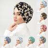 Women Floral Print Hijab Turban Hat Banadans Headwrap Cap Head Wrap Hair Accessories