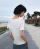 DEHEVE Boat Neck Ribbon Knit [Ivory]