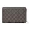 Gucci Ophidia Double G Logo Zip Closure Canvas And Leather Travel Bag Women Bags Gray 751610-UULBN-1244