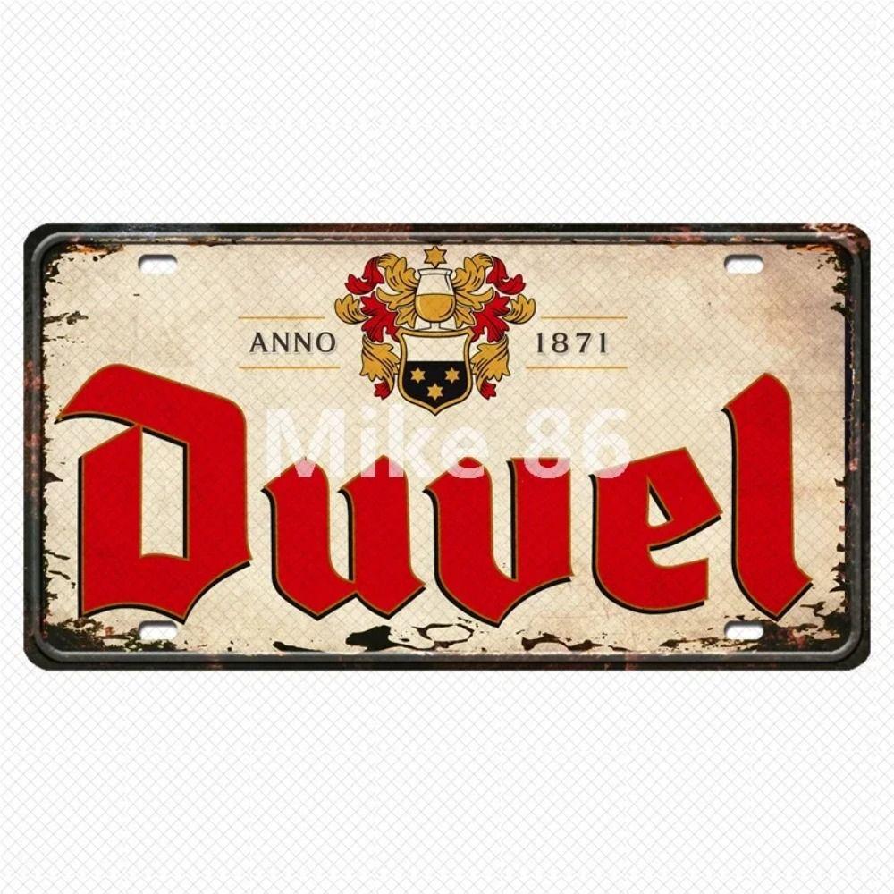 Ölplåtskylt Vintage Väggdekor 15x30cm