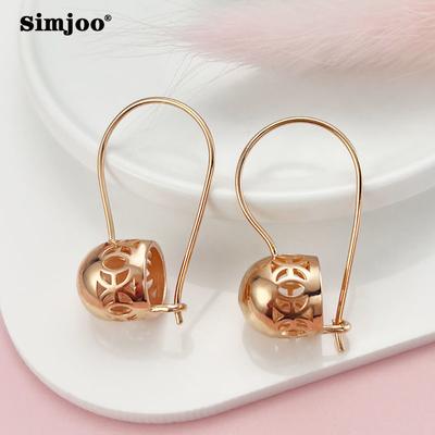 SIMJOO Retro Style New Style Round Earrings for Ladies