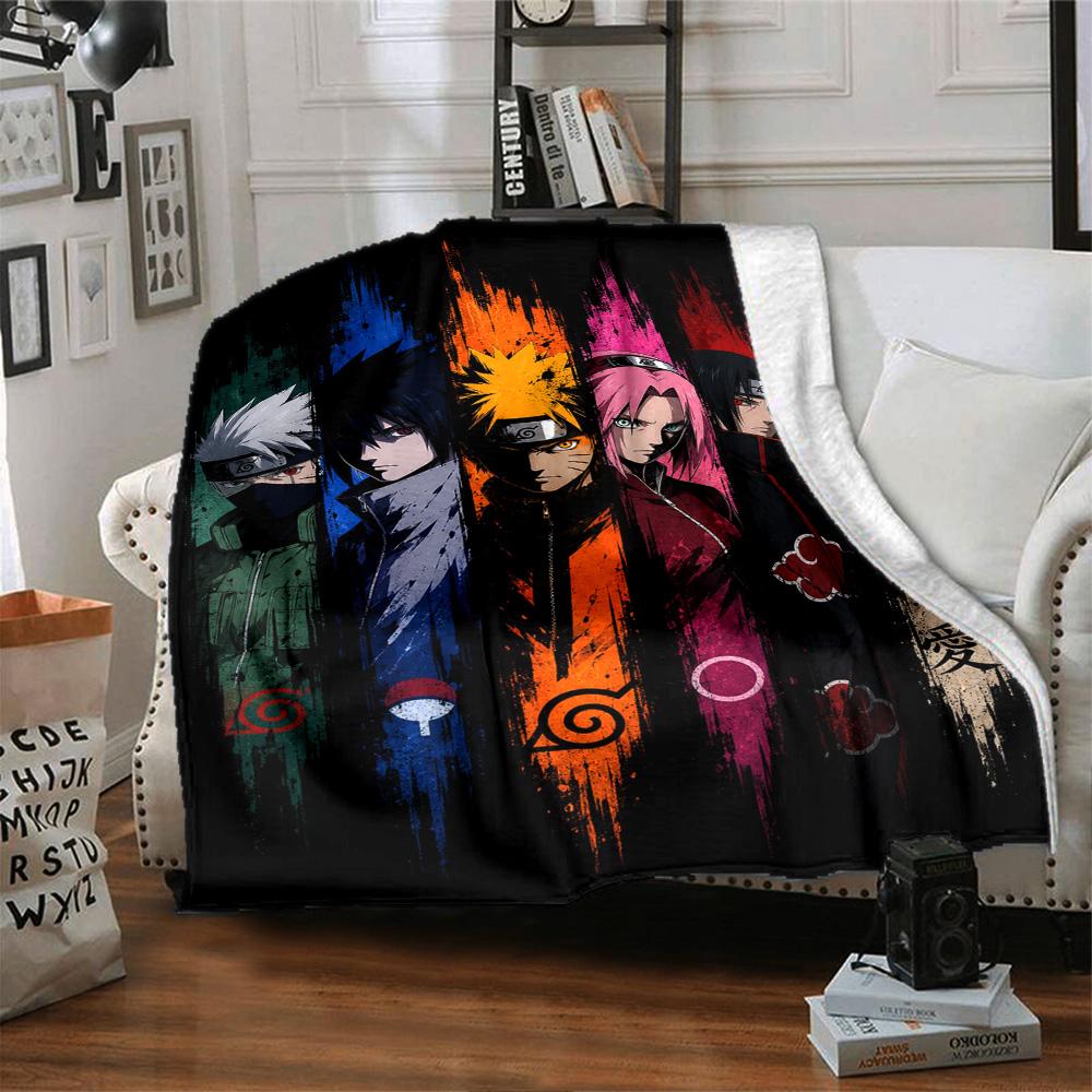 Naruto Blanket Durable Comfort Great for Sofa Livingroom Picnics for All Occasions Warmthful Decor Birthday Christmas Gift Blanket