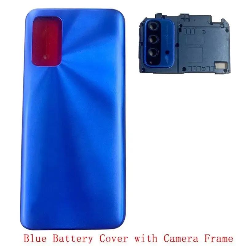 Back Cover For Xiaomi Redmi 9T Rear  Housing Battery Cover with Camera Frame Replacement Parts