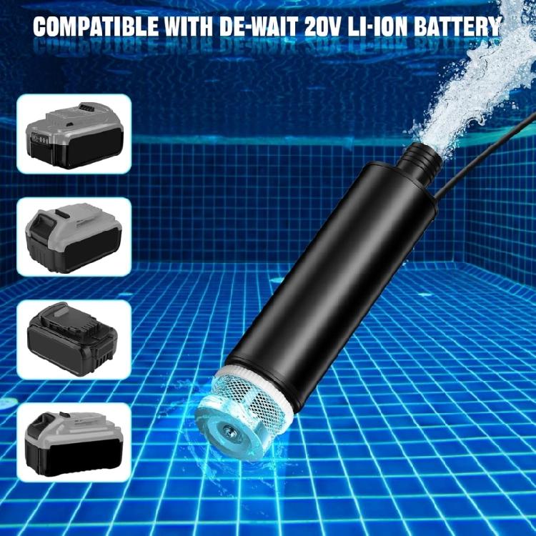 Transfer Pumps for 20V Battery, 500GPH Portable Water Pumps with Sediment Filters, for Pool, Garden,Pond