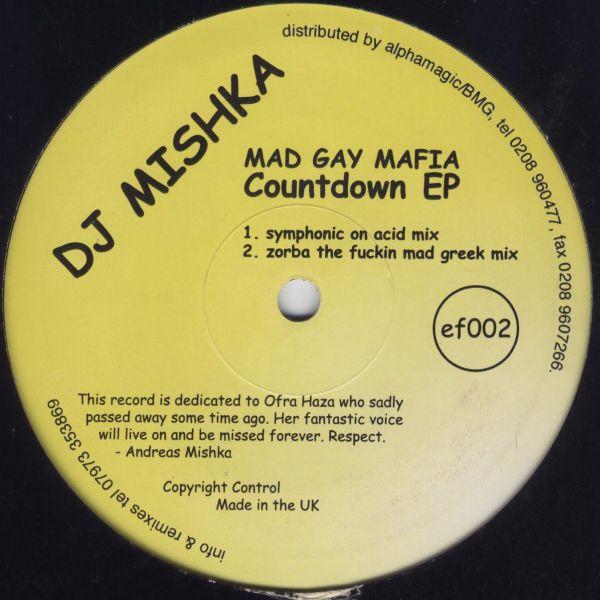 

12inch Record MAD GAY MAFIA - Countdown EP EF002 Ef.adrine 2000 UK Dance & Electronica Used