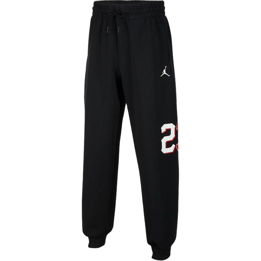 Jordan Knit Sports Pants Court Of Legends Casual Simple Drawstring Tapered Kids Bottoms Black II0270-010