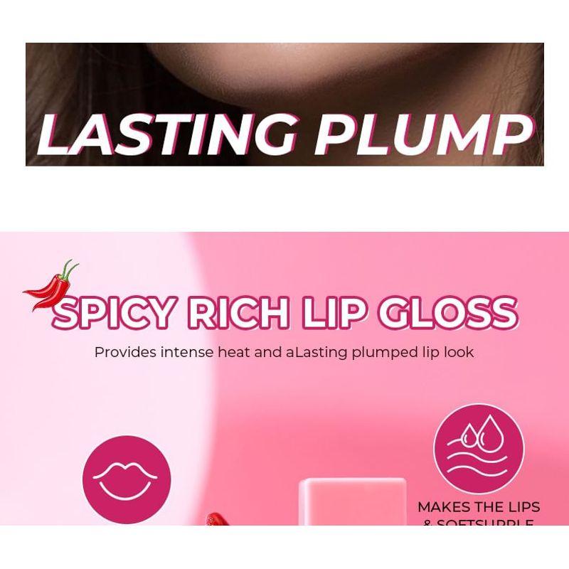 BEAUTY GLAZED - Spicy Rich Moisturizing Lip Gloss - 8 Colors