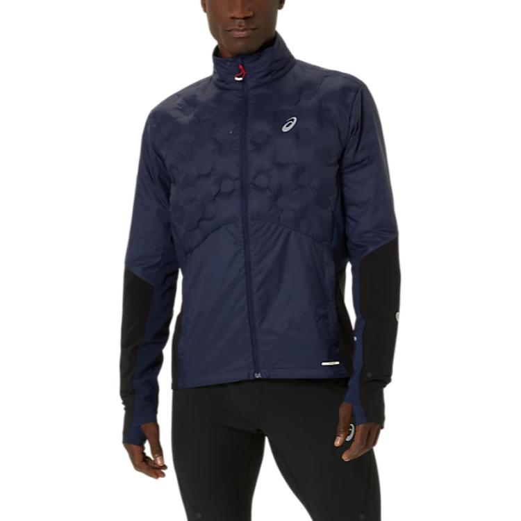 

Asics Road Warm Stand Collar Logo Jacket Men Jacket Midnight 2011D087-400 S