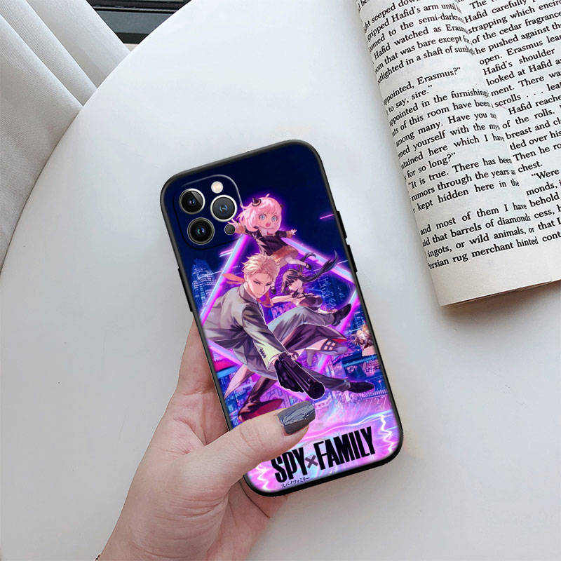 IR26 Spy X Anya Forger Family Case for Samsung A06 A35 A25 A24 A15 A05S A05 M55 M35 M15 A02 A12 A13 A10 A16 A20 A30 A22 A31 A32 A33 A42 A50