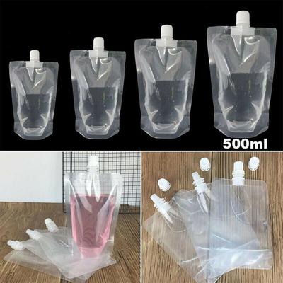 Beer Bags Drink Pouches Disposable PE Plastic Refillable